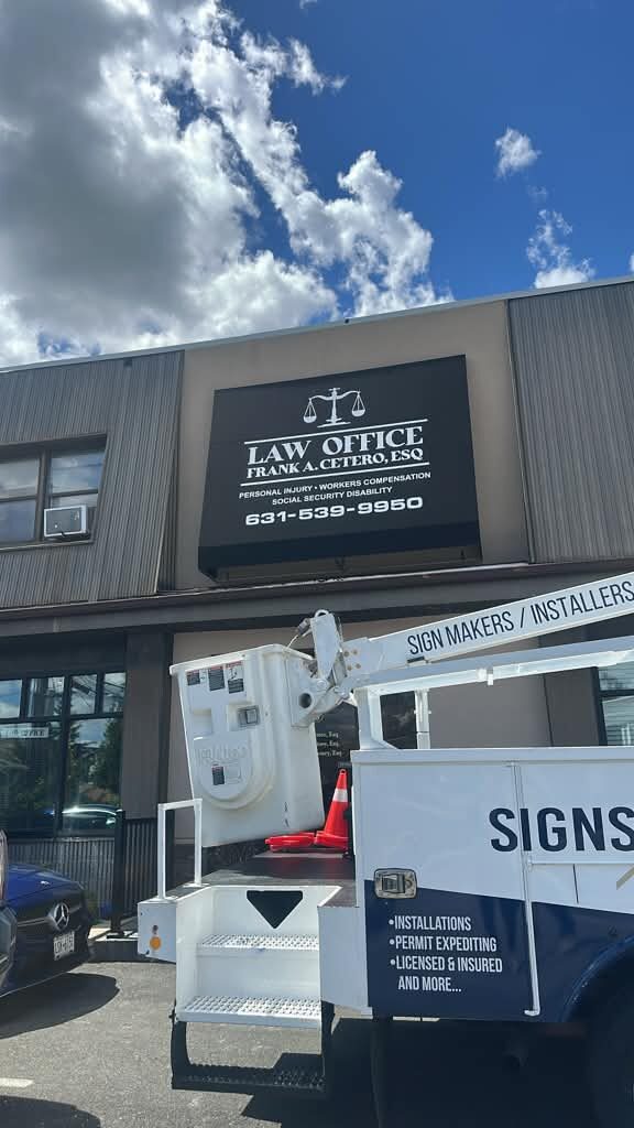 Commercial awning for Law Office of Frank A. Cetero